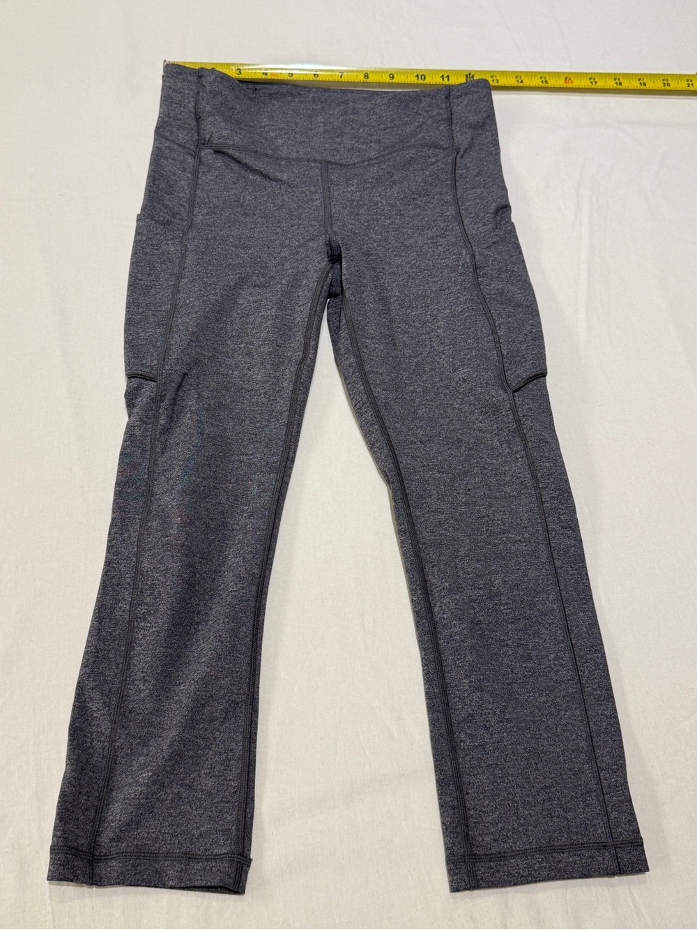 lululemon athletica Dark Gray Capri Leggings